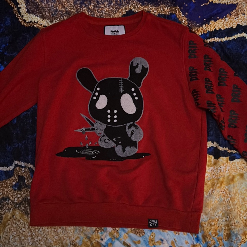 Red Graphic Sweater
